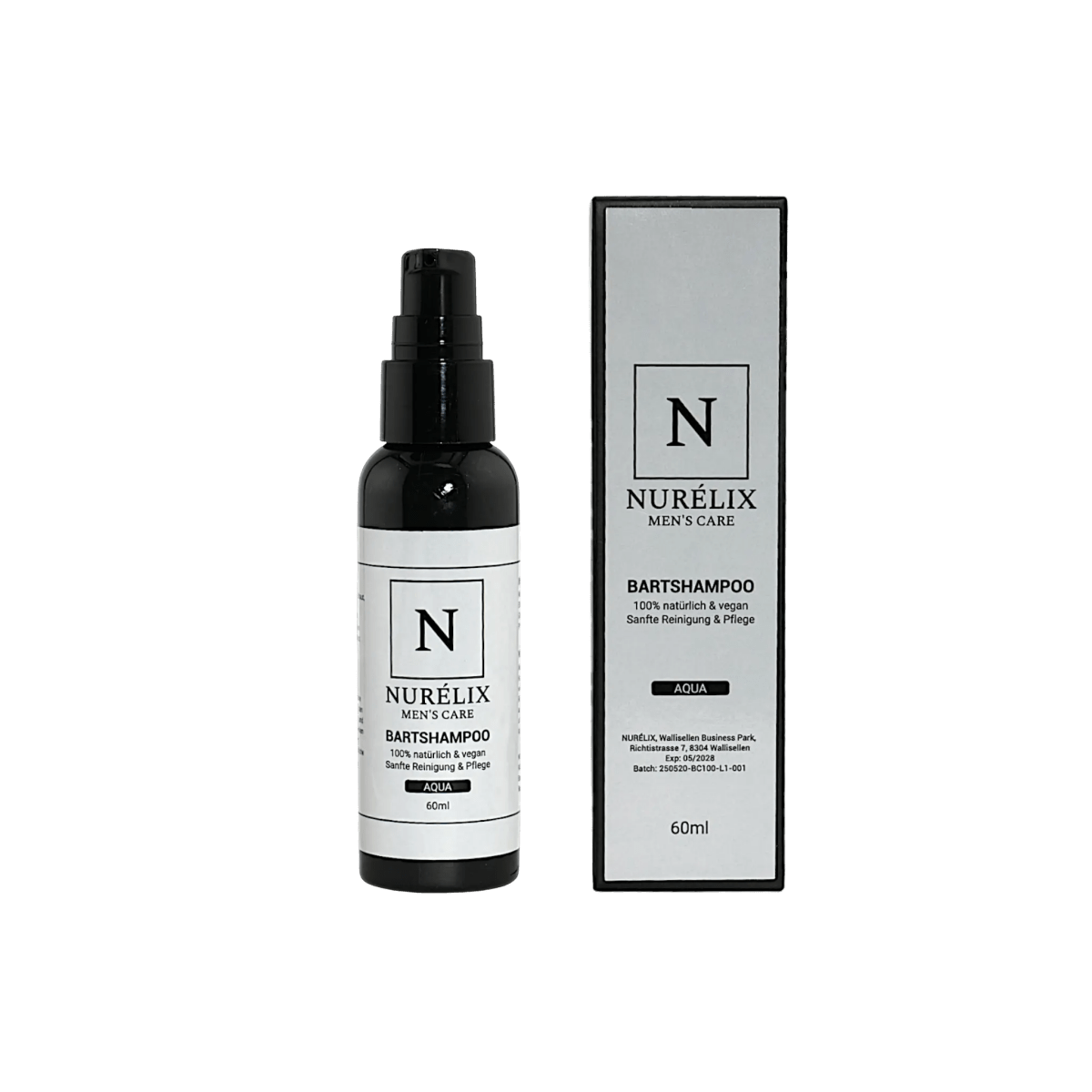 Nurélix Shampoo für Bart & Gesichtshaut – ideal für tägliche Pflege